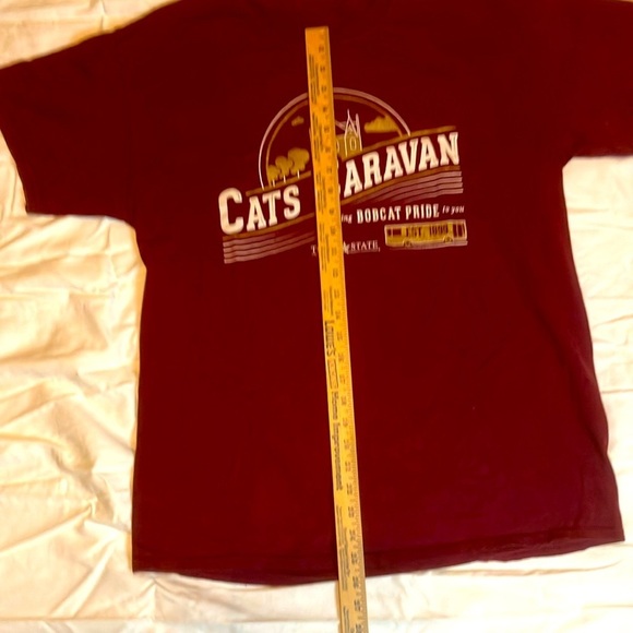 Texas State University T-Shirts Bundle Bobcat Pride Cats Caravan Maroon Large - Picture 5 of 8